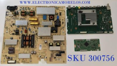 KIT DE TARJETAS PARA TV SONY BRAVIA 4K·UHD·HDR / MAIN A5027308A 434 / 1-009-724-21 / FUENTE 100980221 / AP-P412BN / 2955071104 / T-CON 6299A / 6870C-0840A / PANEL YSBM075CNO11 / YSBM075CNG11 / DISPLAY HV750QUB-N9K / LC750EQY (SN)(A1) / MODELO KD-75X80J